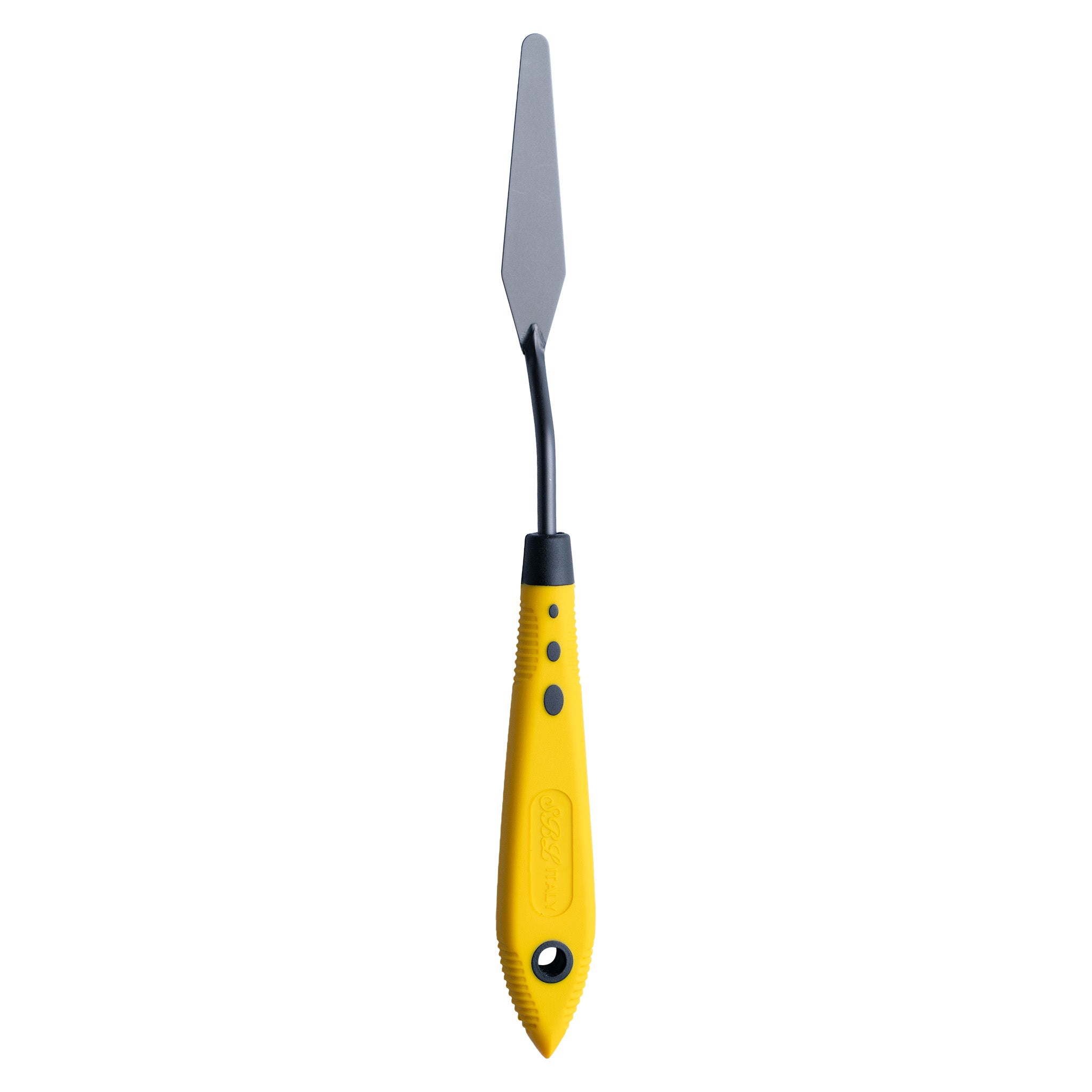 SBL #B51 Matte Black Palette Painting Knife - The Everyday Essential-Blade | Yellow Handle | 9451