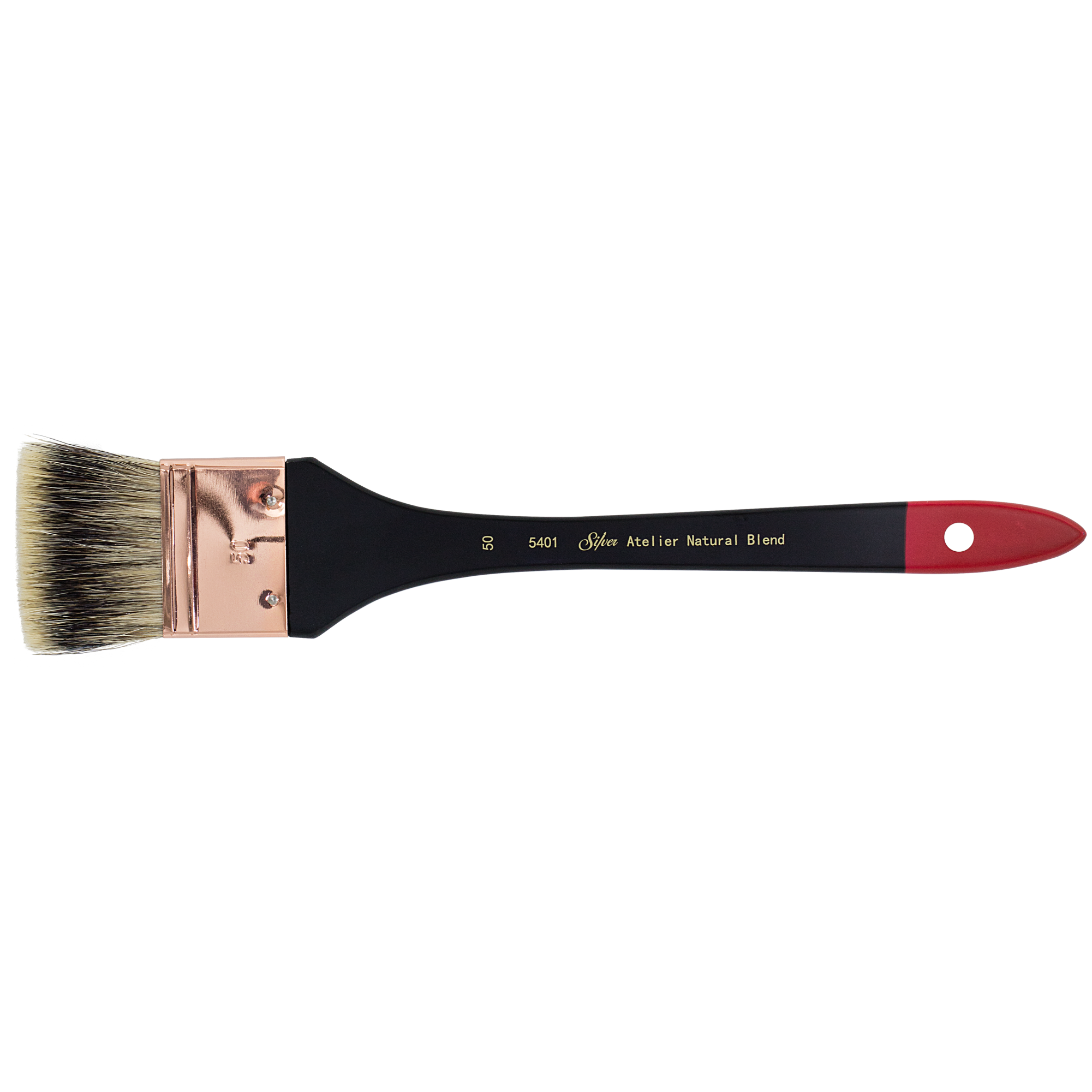 Silver Atelier™ Flat Mottler Paintbrush | Extra Long Handle | 5401 - Size 50