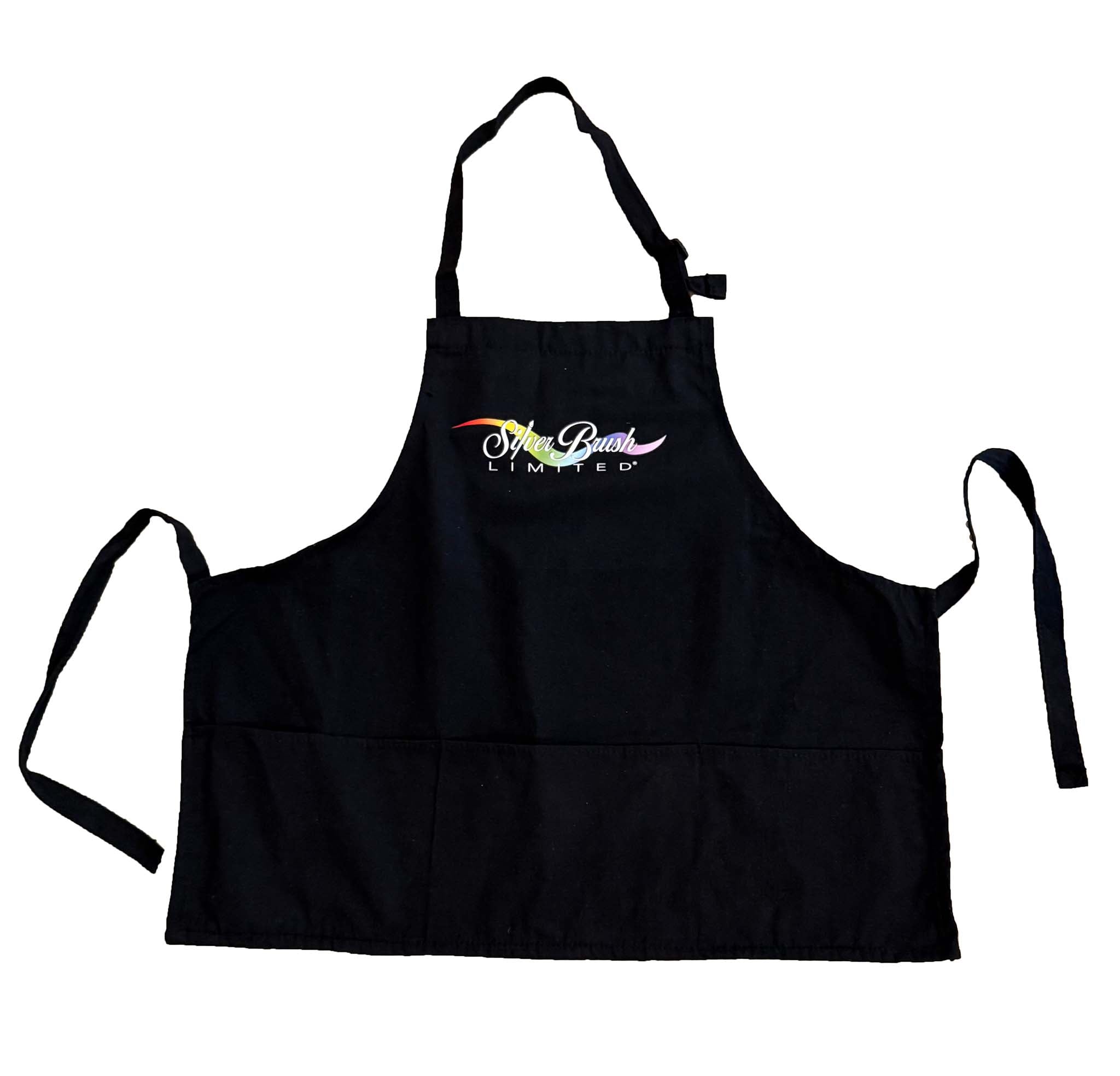 Silver Brush Limited Artists Apron Black with Logo | AP-0143