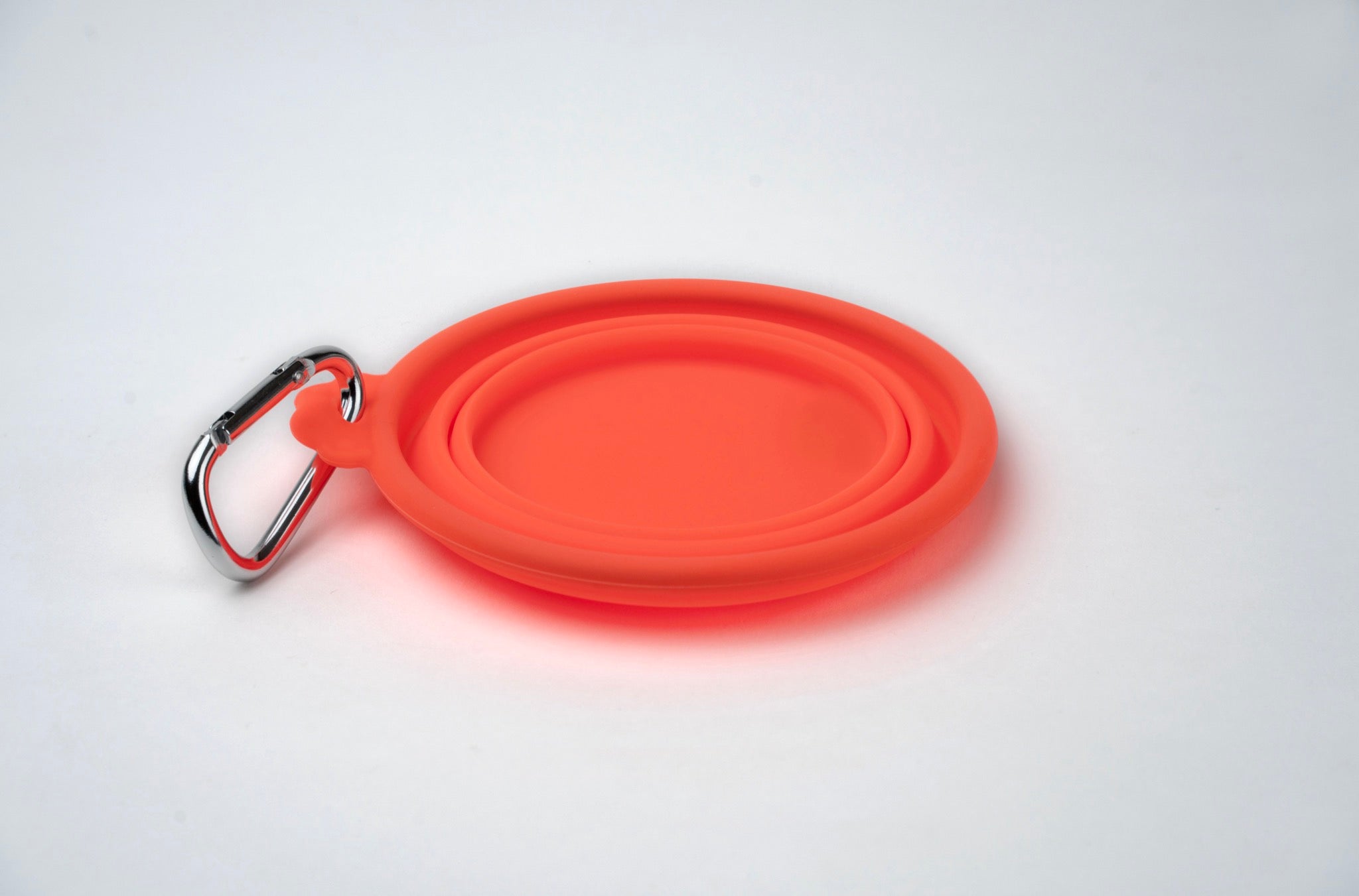 Silver Essentials Round Collapsible Silicone Water Bowl - Orange | 400ml • 2 Pack | 9001 - Size 400ml / Orange