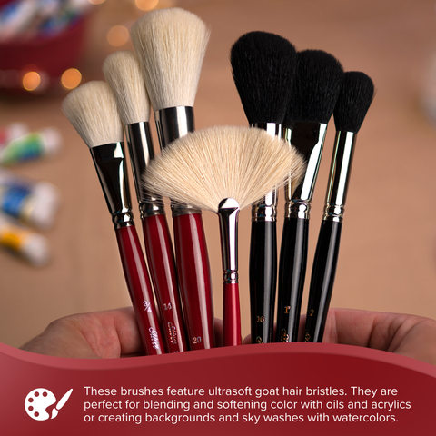 Silver Mop™ 4pc Mop Variety Set | Short Handle | SMS-5599S - Round & Oval Mops