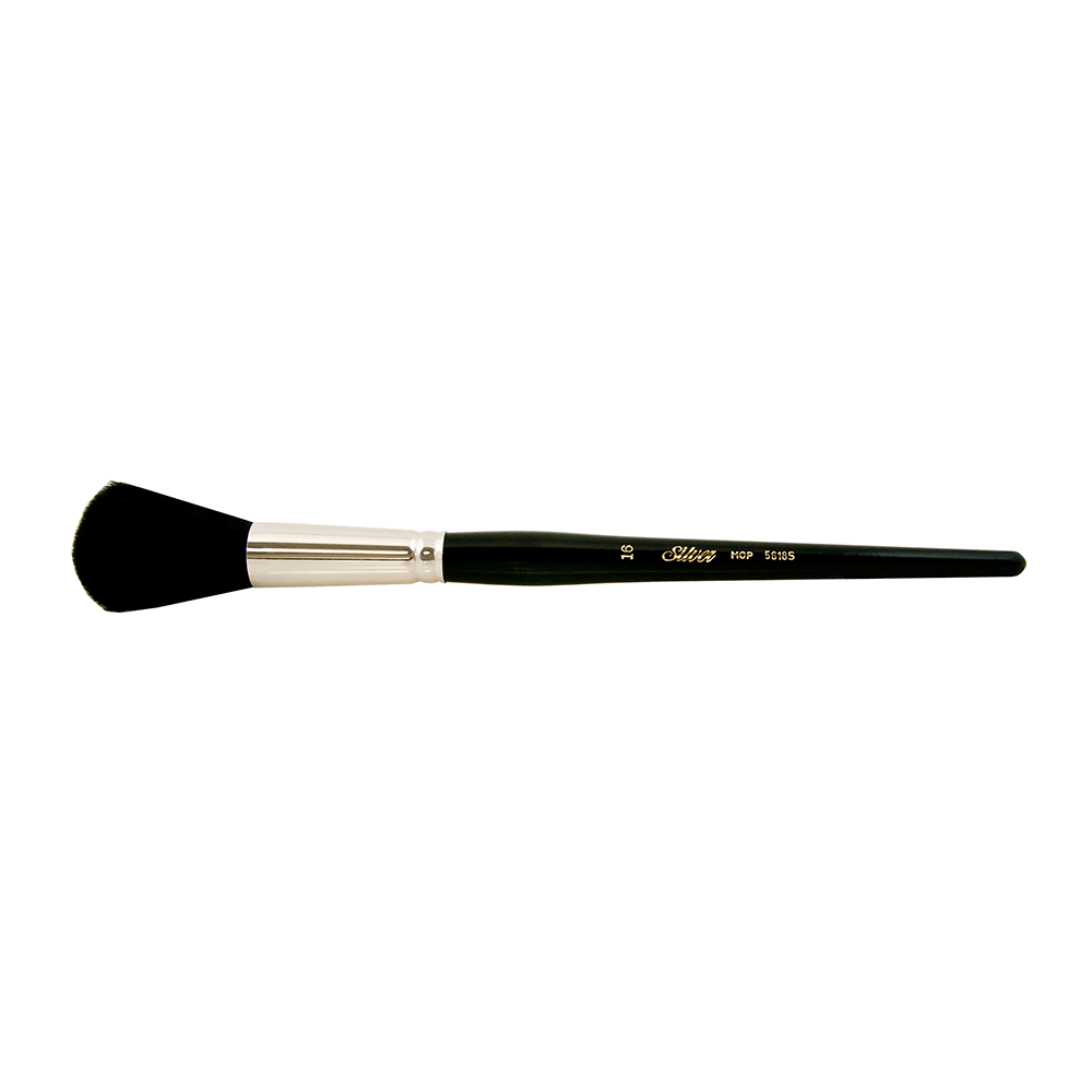 Silver Mop™ Black Round Paintbrush | Short Handle | 5618S - Size 16