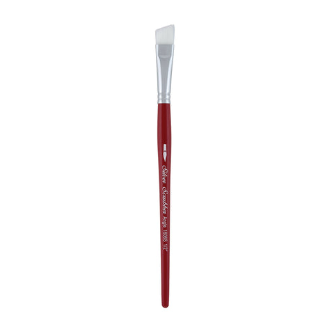 Silver Scrubber™ Angle Paintbrush | Short Handle | 1606S - Size 1/2