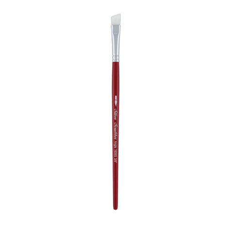 Silver Scrubber™ Angle Paintbrush | Short Handle | 1606S - Size 3/8