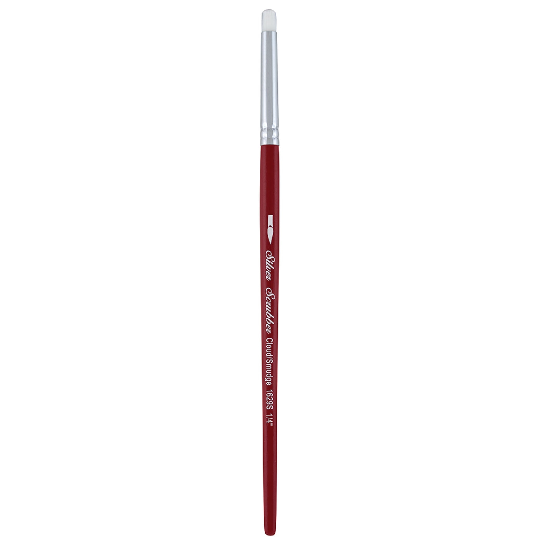 Silver Scrubber™ Cloud / Smudge Paintbrush | Short Handle | 1629S - Size 1/4
