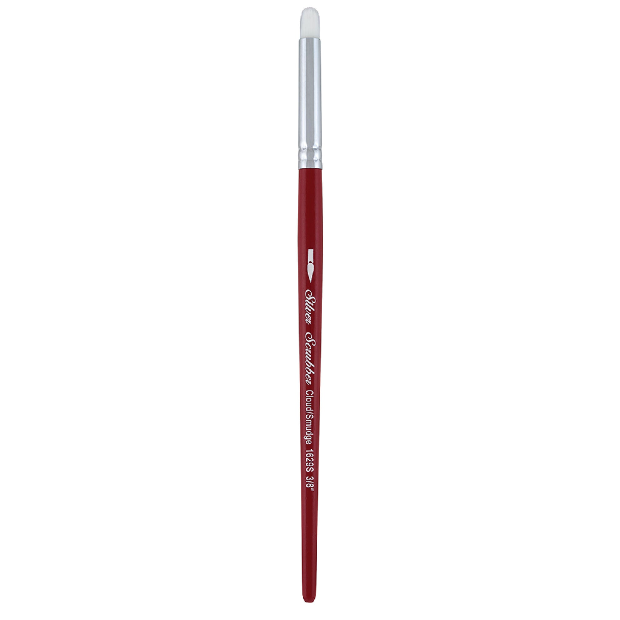 Silver Scrubber™ Cloud / Smudge Paintbrush | Short Handle | 1629S - Size 3/8