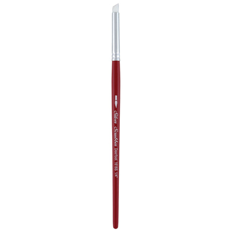 Silver Scrubber™ Deerfoot Paintbrush | Short Handle | 1616S - Size 1/4