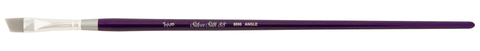 Silver Silk 88® Angle Paintbrush | Long Handle | 8806 - Size 3/8