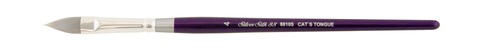Silver Silk 88® Cats Tongue Paintbrush | Short Handle | 8810S - Size 4