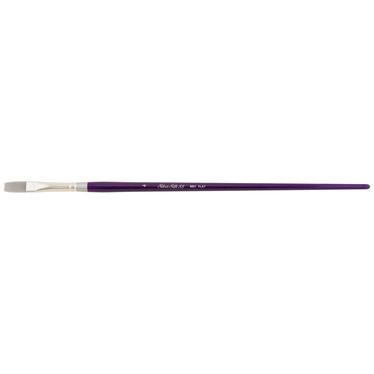 Silver Silk 88® Flat Shader Paintbrush | Long Handle | 8801