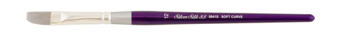 Silver Silk 88® Soft Curve Paintbrush | Short Handle | 8841S - Size 12