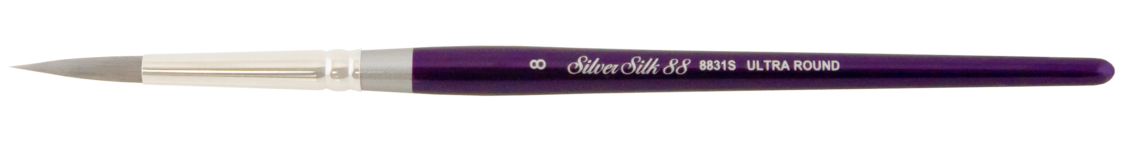 Silver Silk 88® Ultra Round Paintbrush | Short Handle | 8831S - Size 8