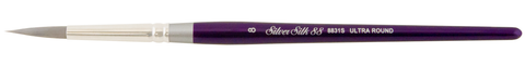 Silver Silk 88® Ultra Round Paintbrush | Short Handle | 8831S - Size 8