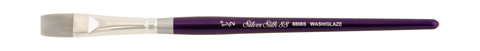 Silver Silk 88® Wash/Glaze Paintbrush | Short Handle | 8808S - Size 1/2 Inch