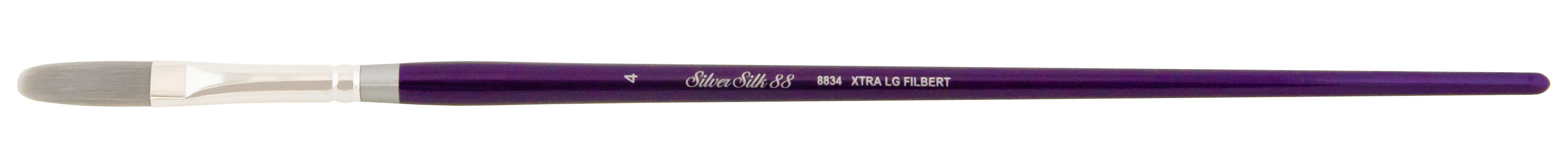 Silver Silk 88® Xtra Long Filbert Paintbrush | Long Handle | 8834