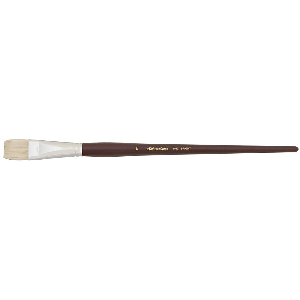 Silverstone® Bright Paintbrush | Long Handle | 1102 - Size 12