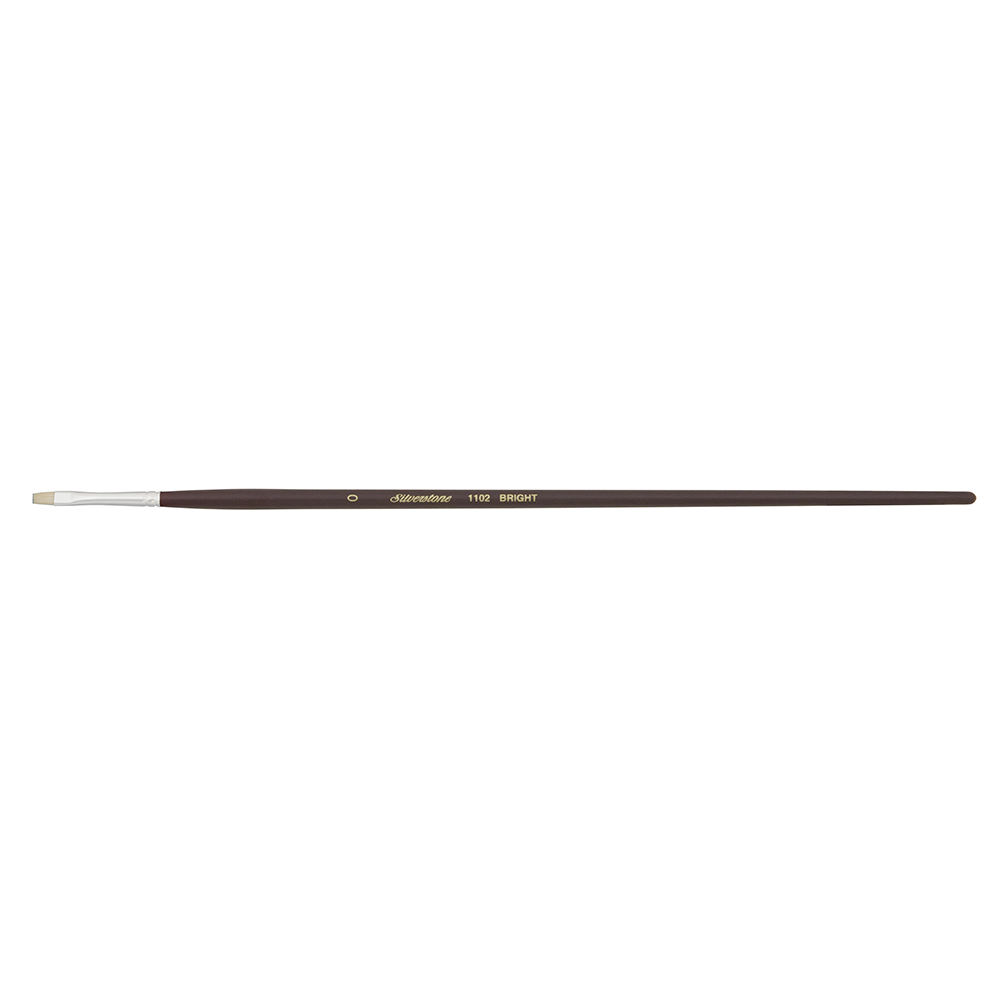 Silverstone® Bright Paintbrush | Long Handle | 1102 - Size