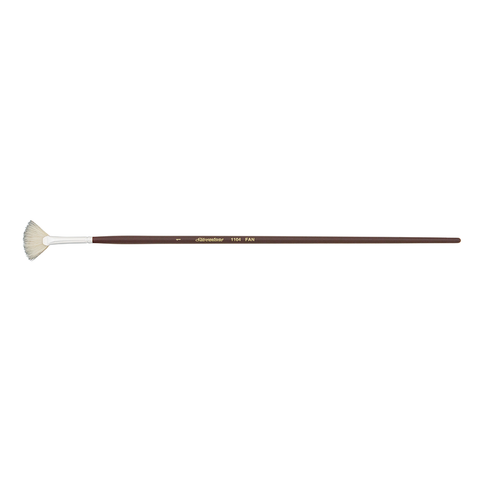 Silverstone® Fan Paintbrush | Long Handle | 1104 - Size 1