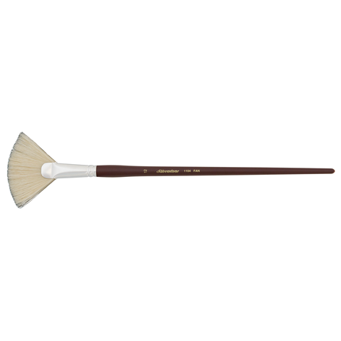 Silverstone® Fan Paintbrush | Long Handle | 1104 - Size 12