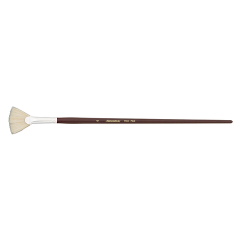 Silverstone® Fan Paintbrush | Long Handle | 1104 - Size 6