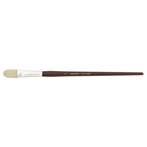 Silverstone® Filbert Paintbrush | Long Handle | 1103 - Size 10
