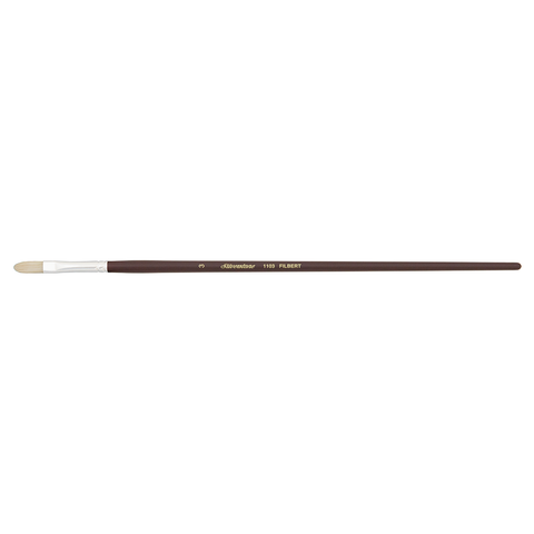 Silverstone® Filbert Paintbrush | Long Handle | 1103 - Size 3