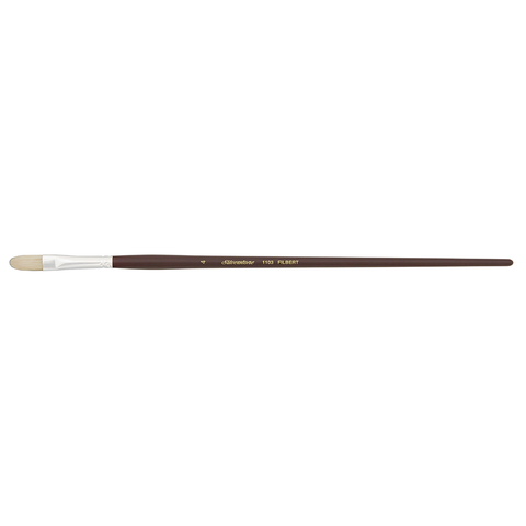 Silverstone® Filbert Paintbrush | Long Handle | 1103 - Size 4
