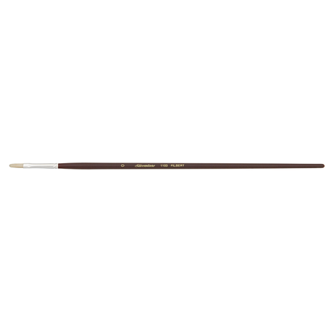 Silverstone® Filbert Paintbrush | Long Handle | 1103 - Size