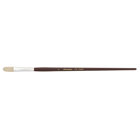 Silverstone® Filbert Paintbrush | Long Handle | 1103 - Size 6
