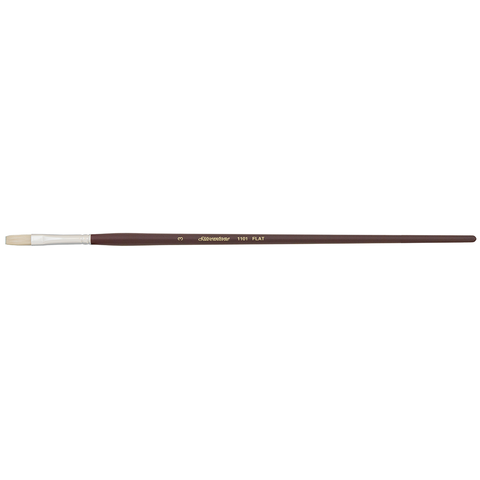 Silverstone® Flat Paintbrush | Long Handle | 1101 - Size 3