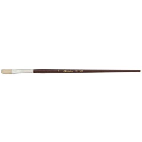 Silverstone® Flat Paintbrush | Long Handle | 1101 - Size 6