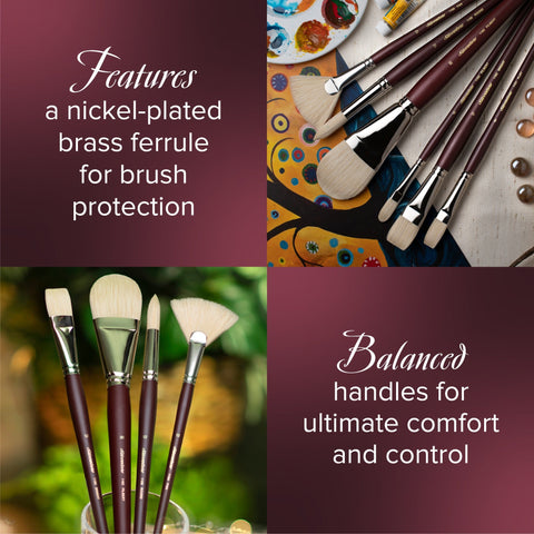 Silverstone® Round Paintbrush | Long Handle | 1100