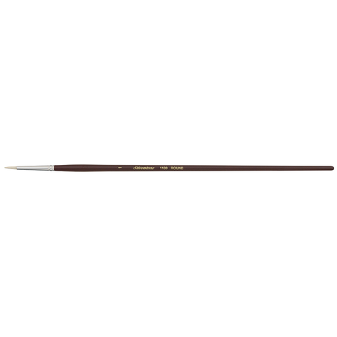 Silverstone® Round Paintbrush | Long Handle | 1100 - Size 1