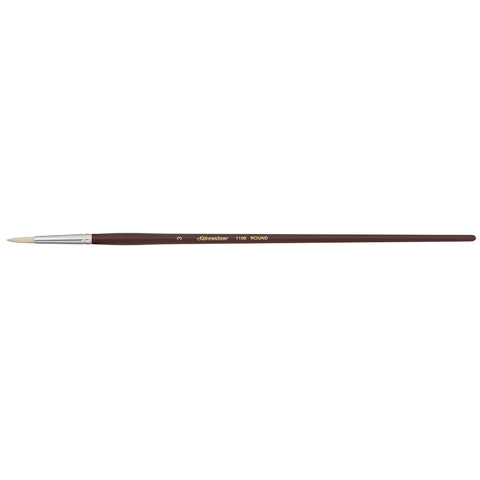 Silverstone® Round Paintbrush | Long Handle | 1100 - Size 3