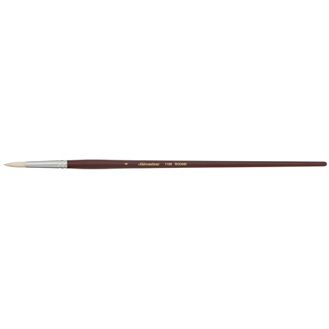 Silverstone® Round Paintbrush | Long Handle | 1100 - Size 4