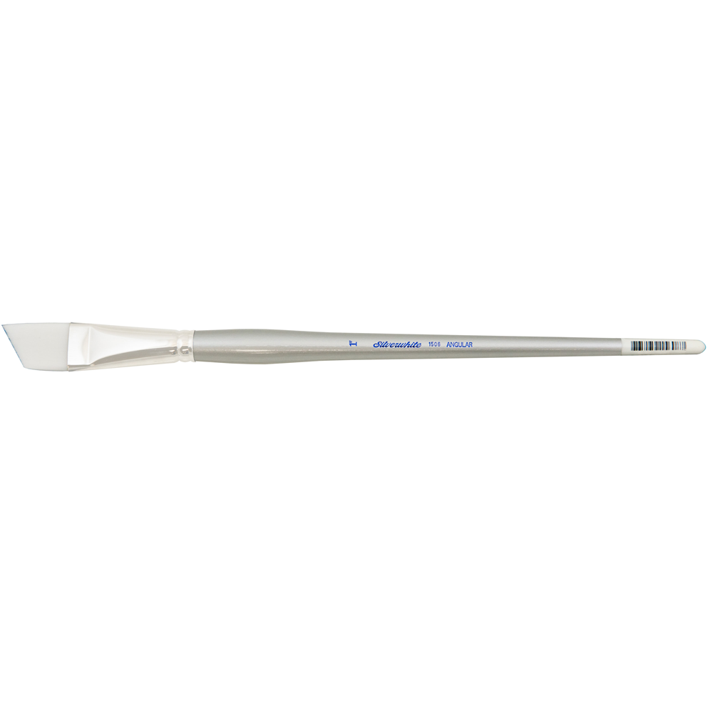 Silverwhite® Angle Paintbrush | Long Handle | 1506 - Size 1