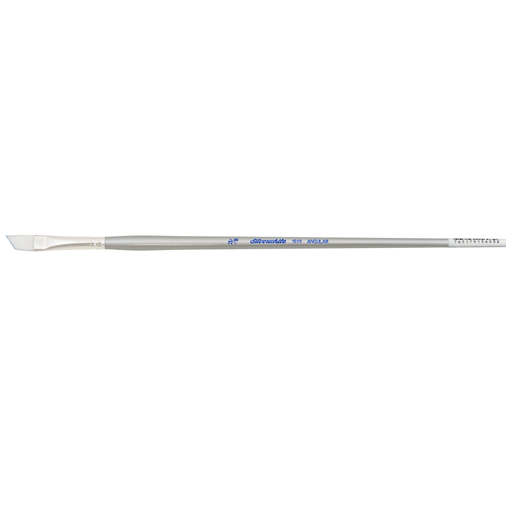 Silverwhite® Angle Paintbrush | Long Handle | 1506 - Size 3/8