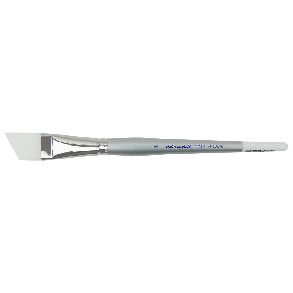 Silverwhite® Angle Paintbrush | Short Handle | 1506S - Size 1 Inch