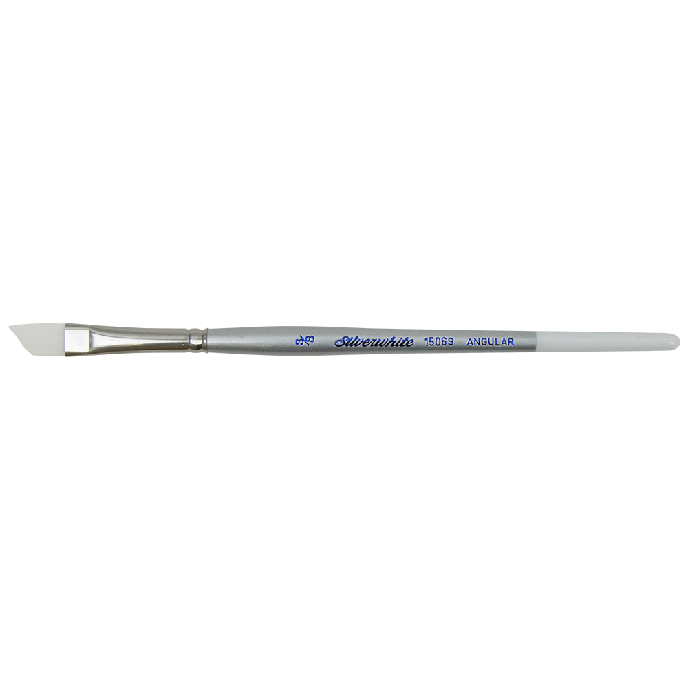 Silverwhite® Angle Paintbrush | Short Handle | 1506S - Size 3/8 Inch