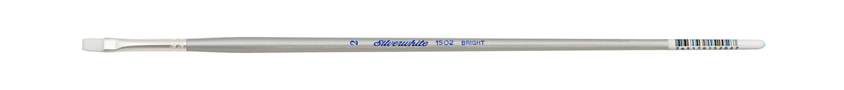 Silverwhite® Bright Paintbrush | Long Handle | 1502 - Size 2
