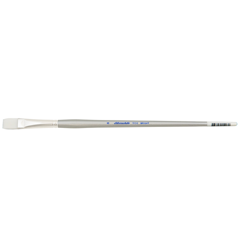 Silverwhite® Bright Paintbrush | Long Handle | 1502 - Size 8