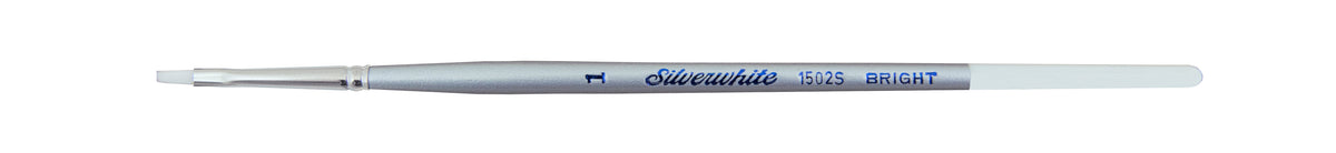 Silverwhite® Bright Paintbrush | Short Handle | 1502S - Size 1