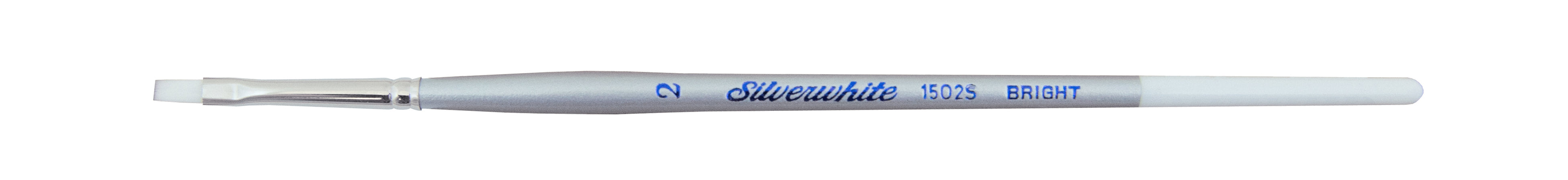 Silverwhite® Bright Paintbrush | Short Handle | 1502S - Size 2