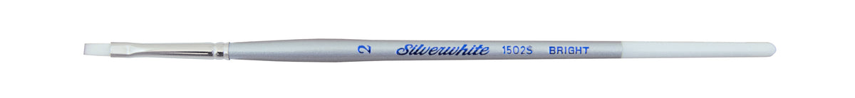 Silverwhite® Bright Paintbrush | Short Handle | 1502S - Size 2
