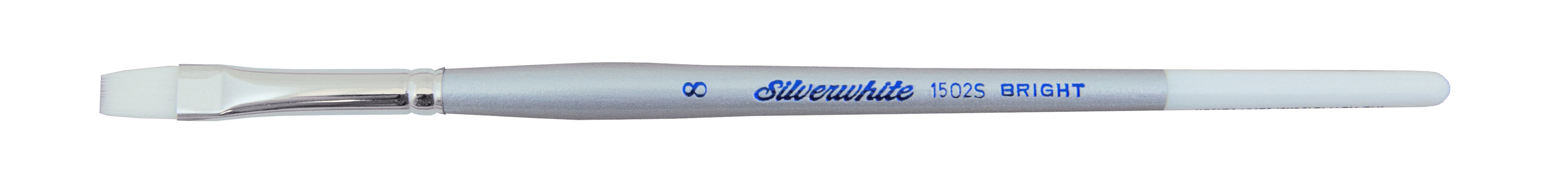 Silverwhite® Bright Paintbrush | Short Handle | 1502S - Size 8