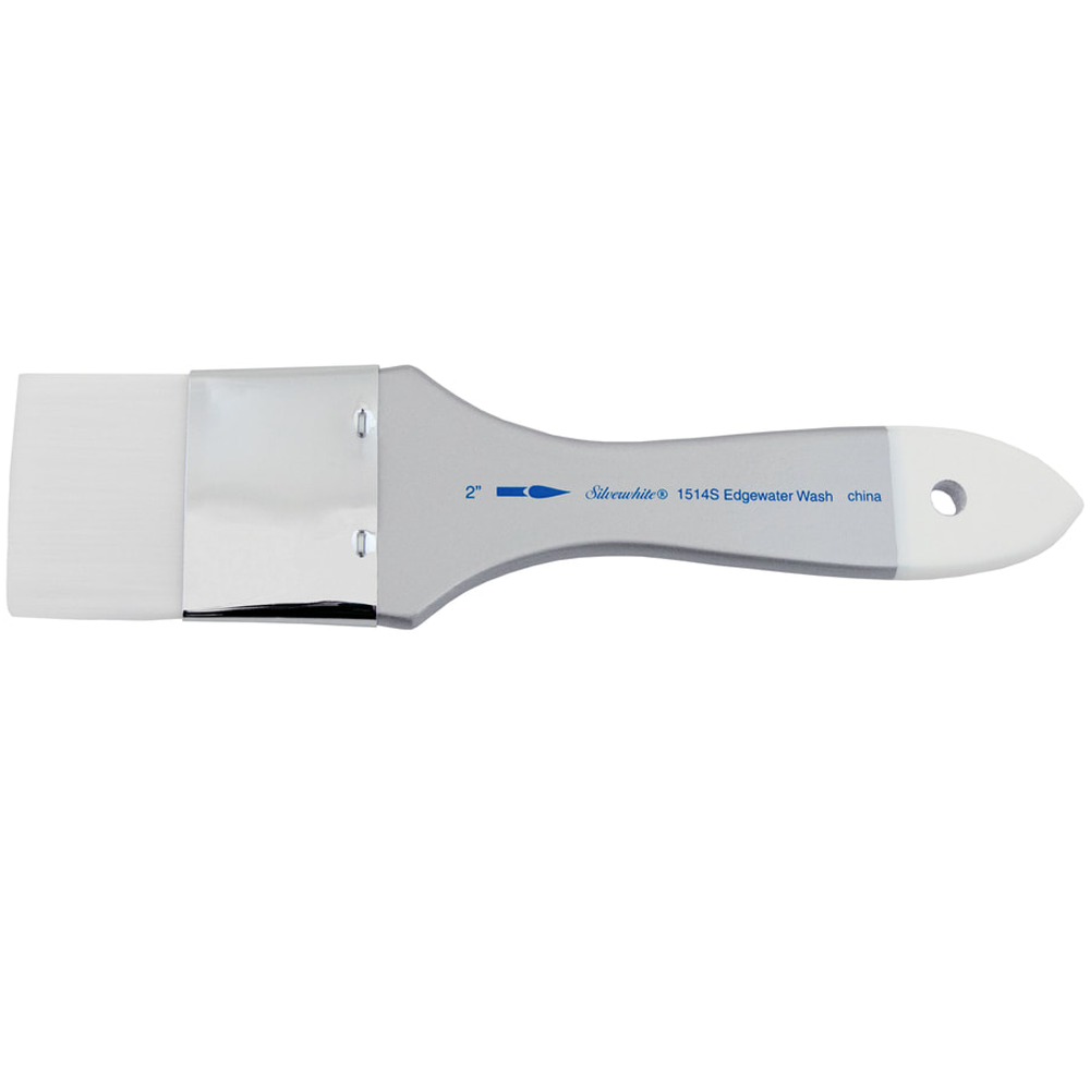 Silverwhite® Edgewater Wash Paintbrush | Short Handle | 1514S - Size 2 Inches