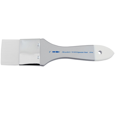 Silverwhite® Edgewater Wash Paintbrush | Short Handle | 1514S - Size 2 Inches