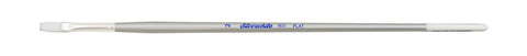 Silverwhite® Flat Paintbrush | Long Handle | 1501 - Size 2