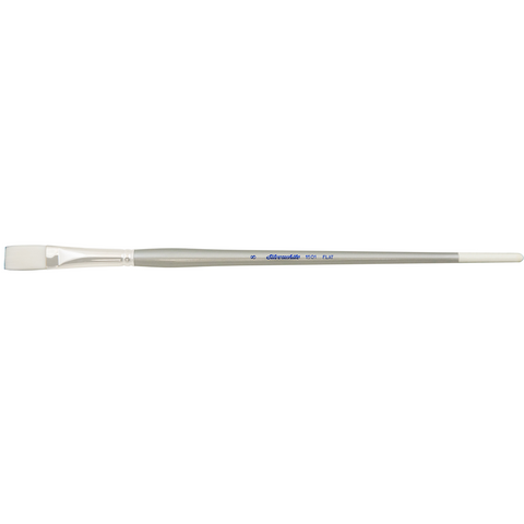 Silverwhite® Flat Paintbrush | Long Handle | 1501 - Size 8