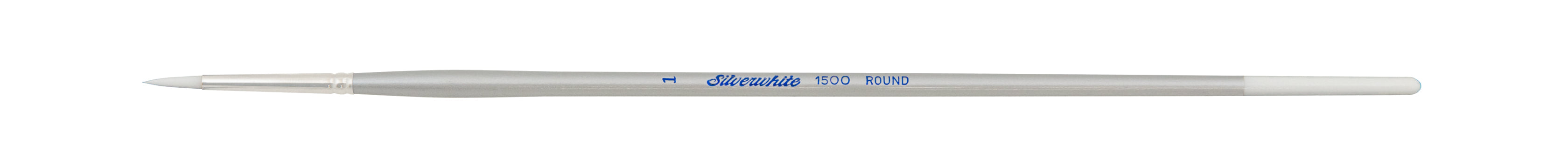 Silverwhite® Round Paintbrush | Long Handle | 1500 - Size 1